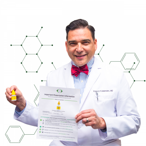 Dr. Melendez standing confidently with PMB